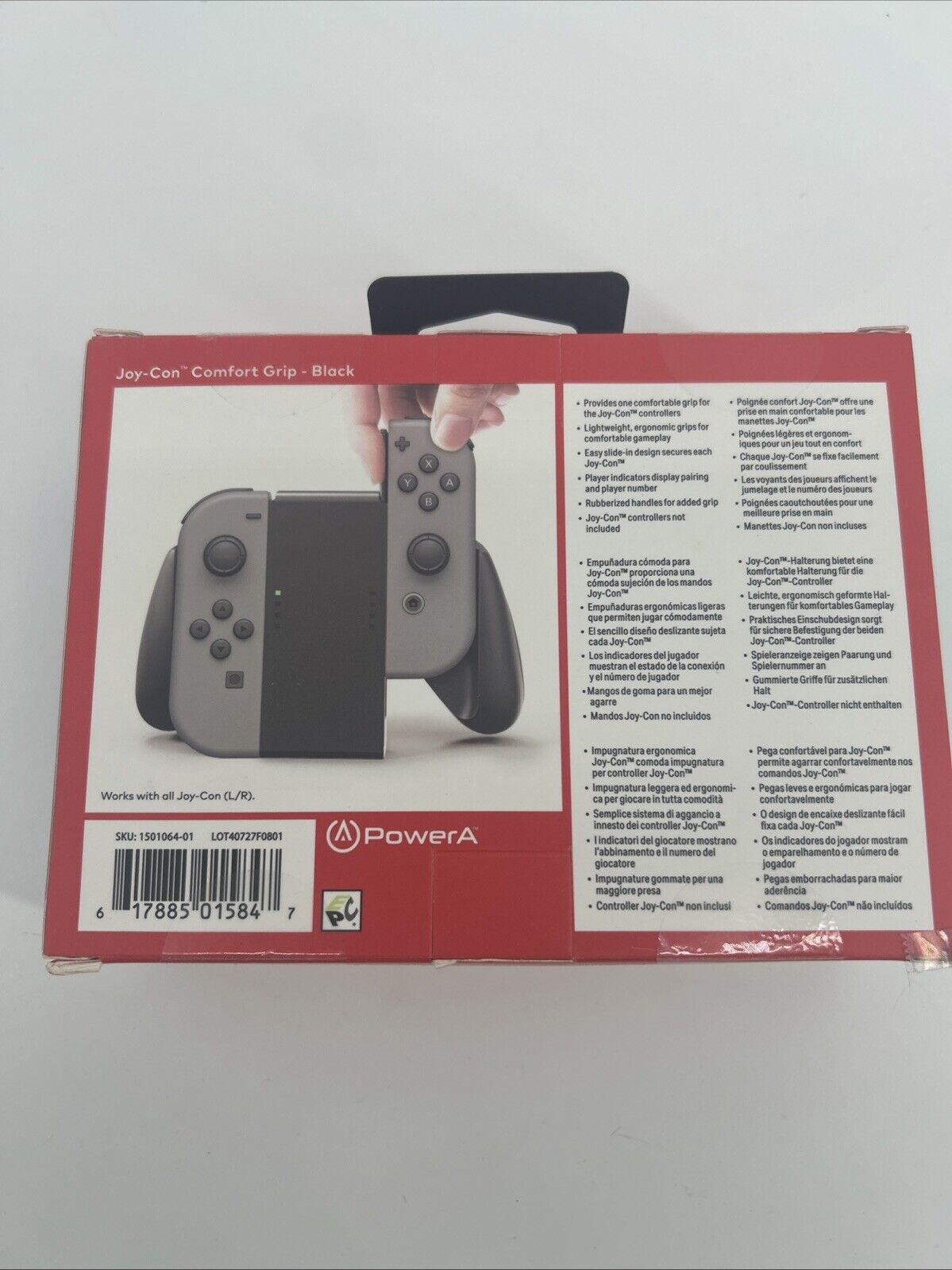 Nintendo Switch 11702466 Joy-Con Comfort Grip - Black