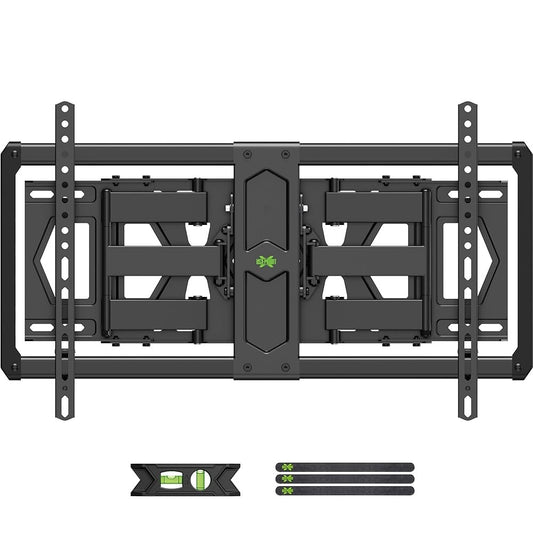 USX MOUNT Ultra-Slim Full Motion TV Wall Mount for 37-90 inch Flat Screen/LED/4K