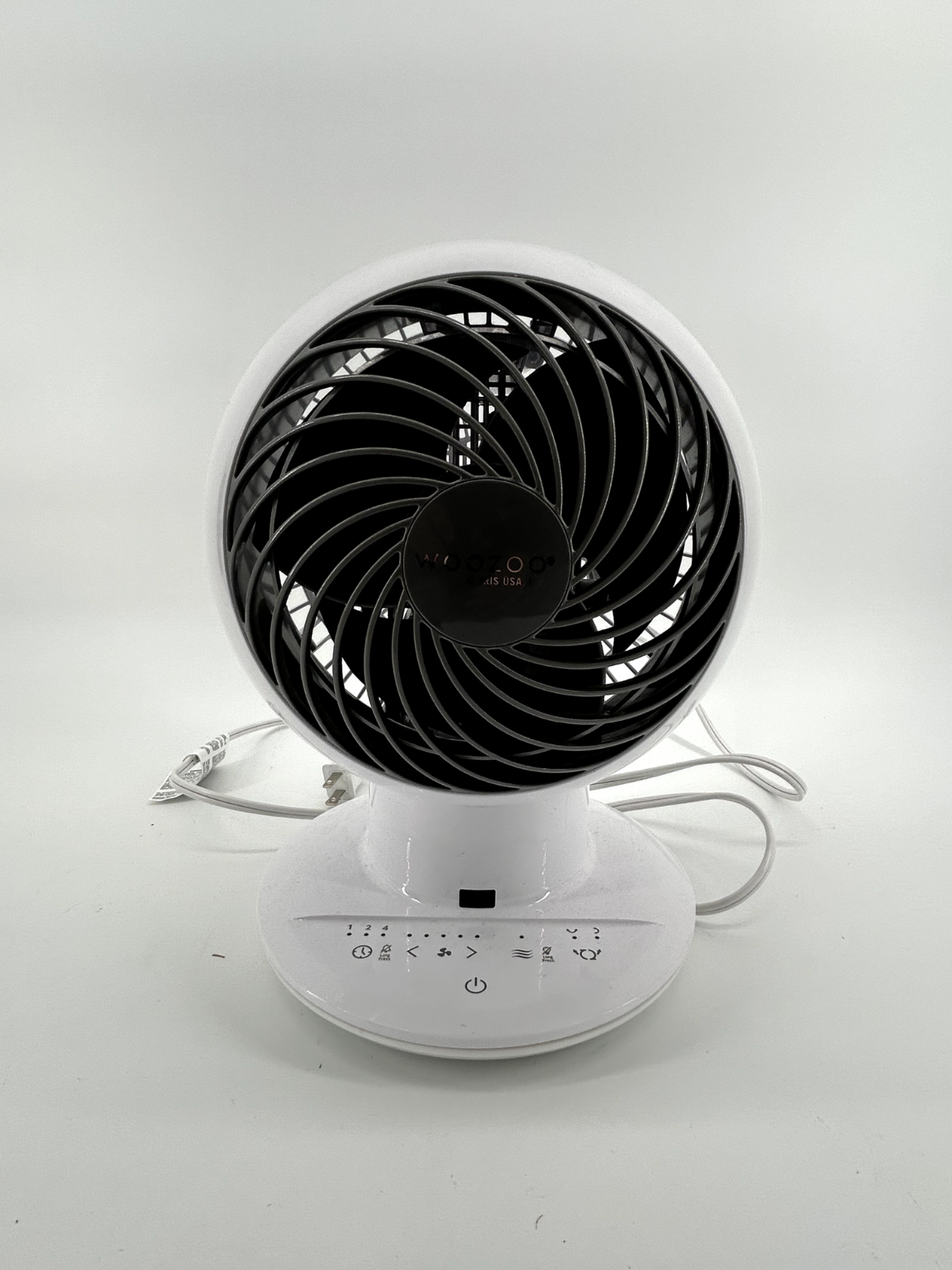 Woozoo PCF-SC15T Oscillating Desk Fan with Remote Control - White