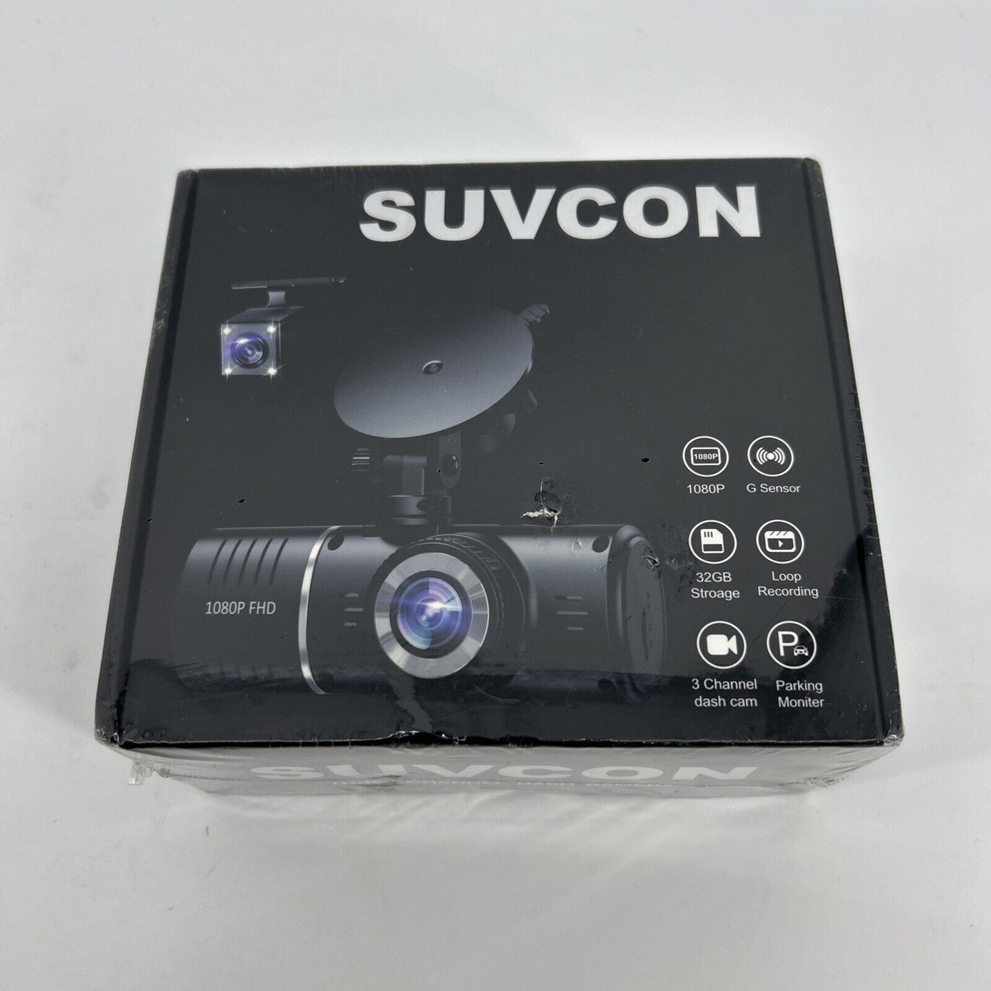 Dash Cam, 3 Channel Dash Cam, 1080P Dash Cam Front and Inside, Triple Dash Cam