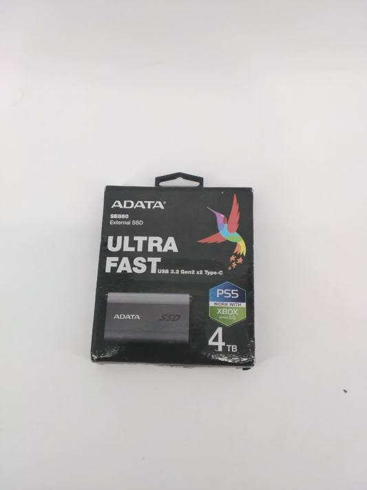 ADATA SE880 4TB - Up to 2000 MB/s- SuperSpeed USB 3.2 Gen 2x2 USB-C PORT