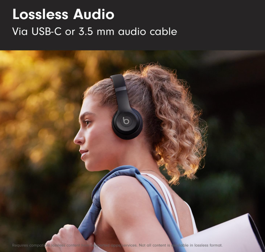 Beats - Solo 4 True Wireless On-Ear Headphones - Matte Black