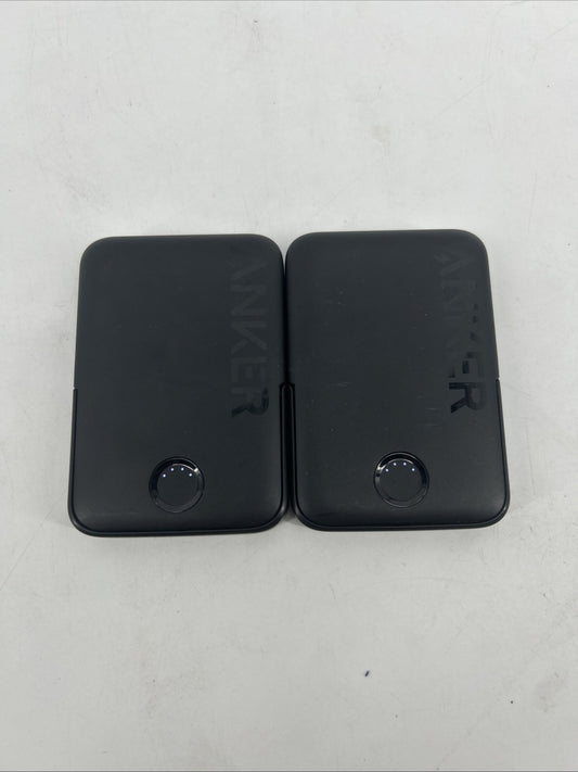 2 Pack Anker MagGo Magnetic Wireless Charging Power Bank with Kickstand - Used