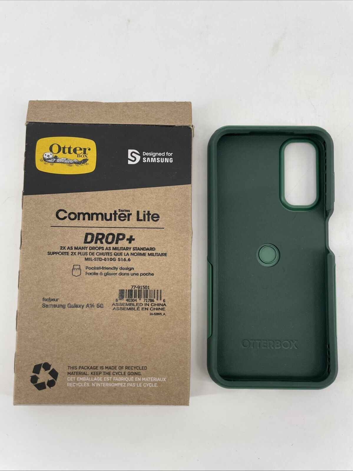 OtterBox COMMUTER SERIES LITE Case for Galaxy A14 5G (Green)