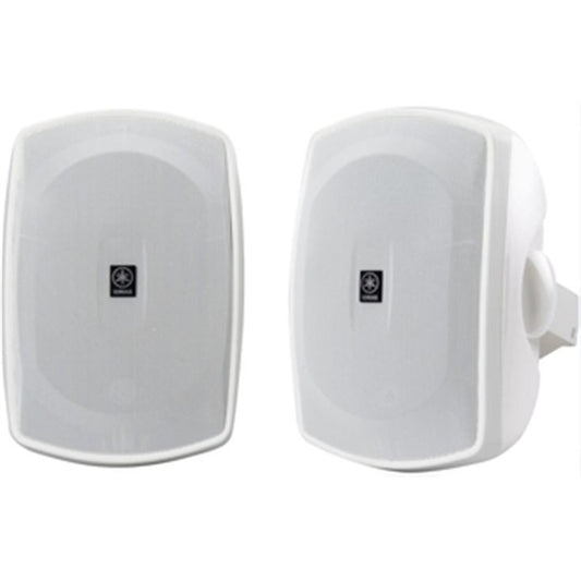 Yamaha Natural Sound 6-1/2" 2-Way All-Weather Outdoor Speakers Pair - Black