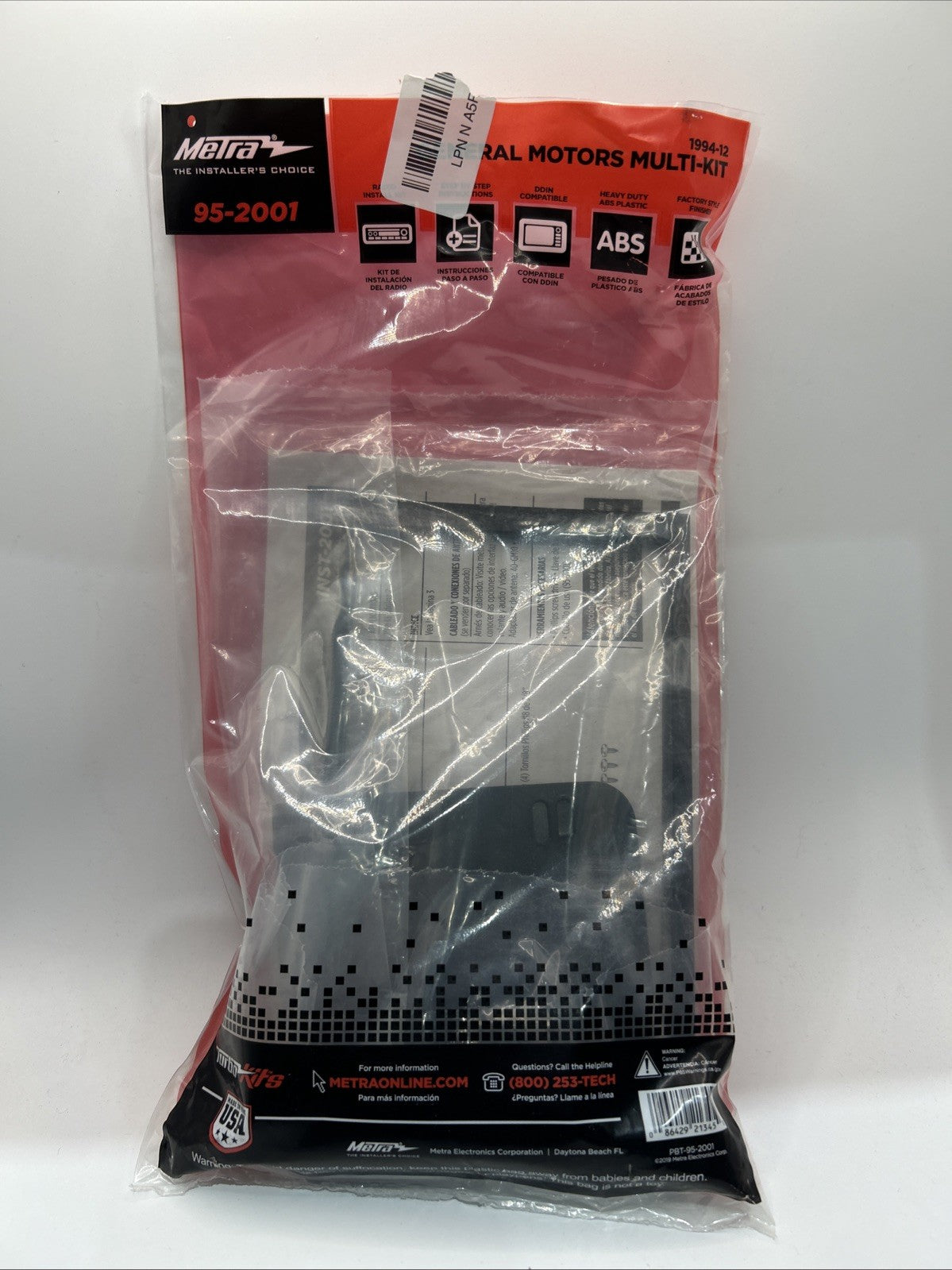 Metra 95-2001 Double DIN Stereo Install Dash Multi-Kit for Select 1995-2012 GM