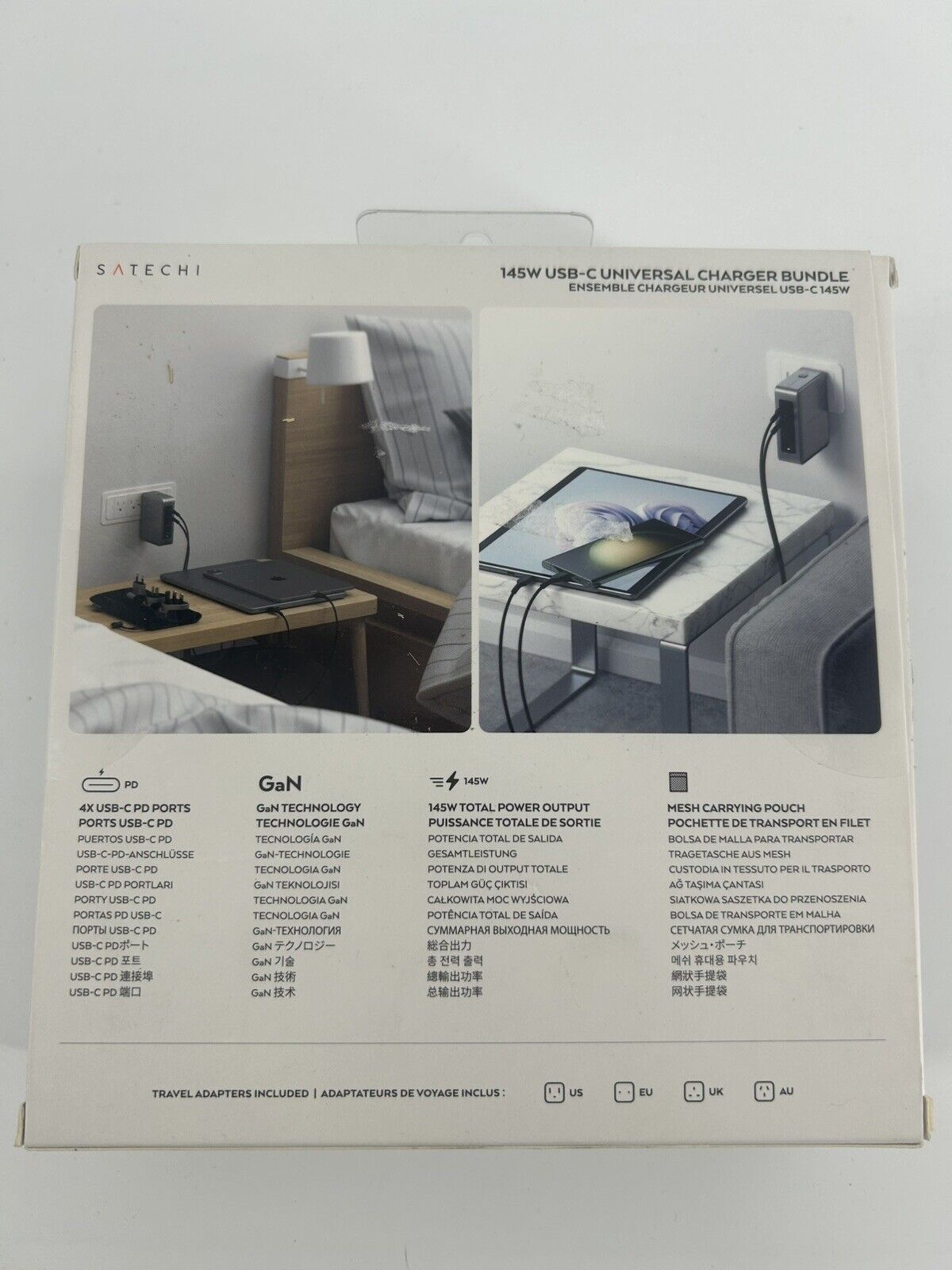 New Satechi 145W USB-C Universal Charger Bundle Power Adapter CT-W145C2