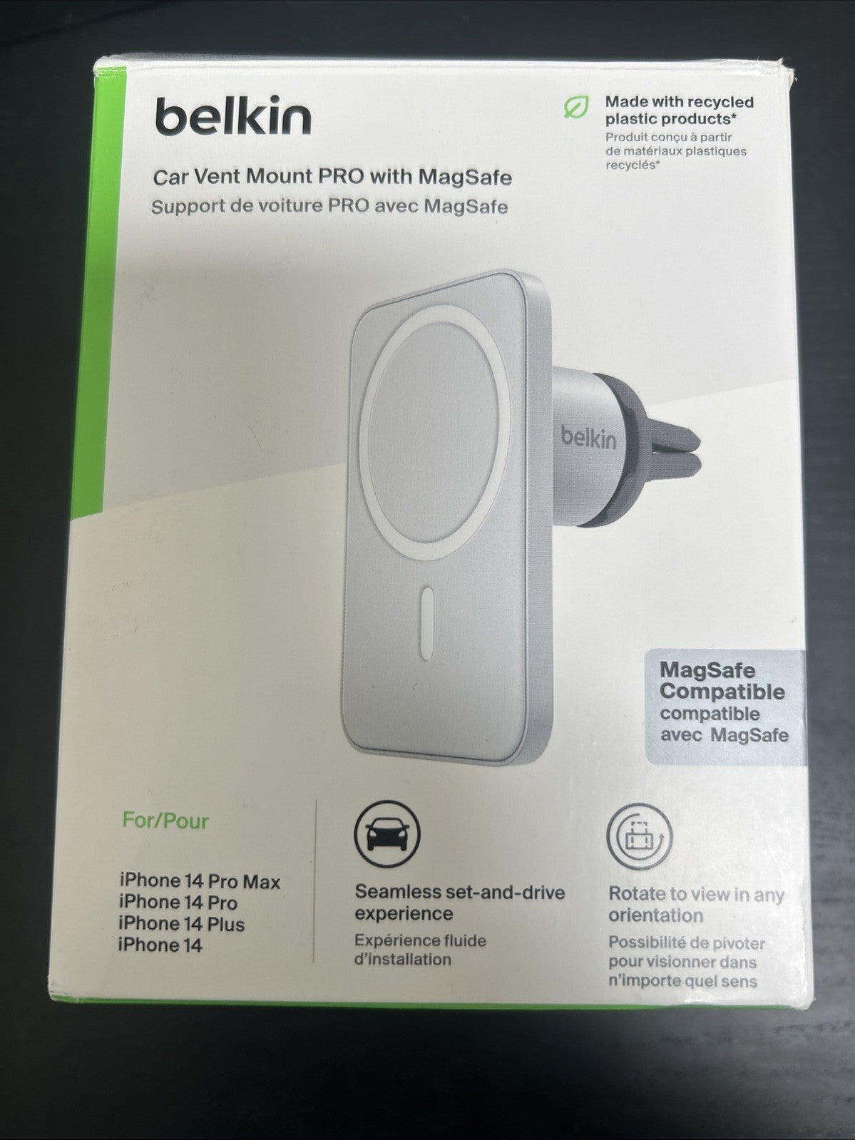 Belkin  Car Vent Mount PRO with MagSafe for Apple IPhone