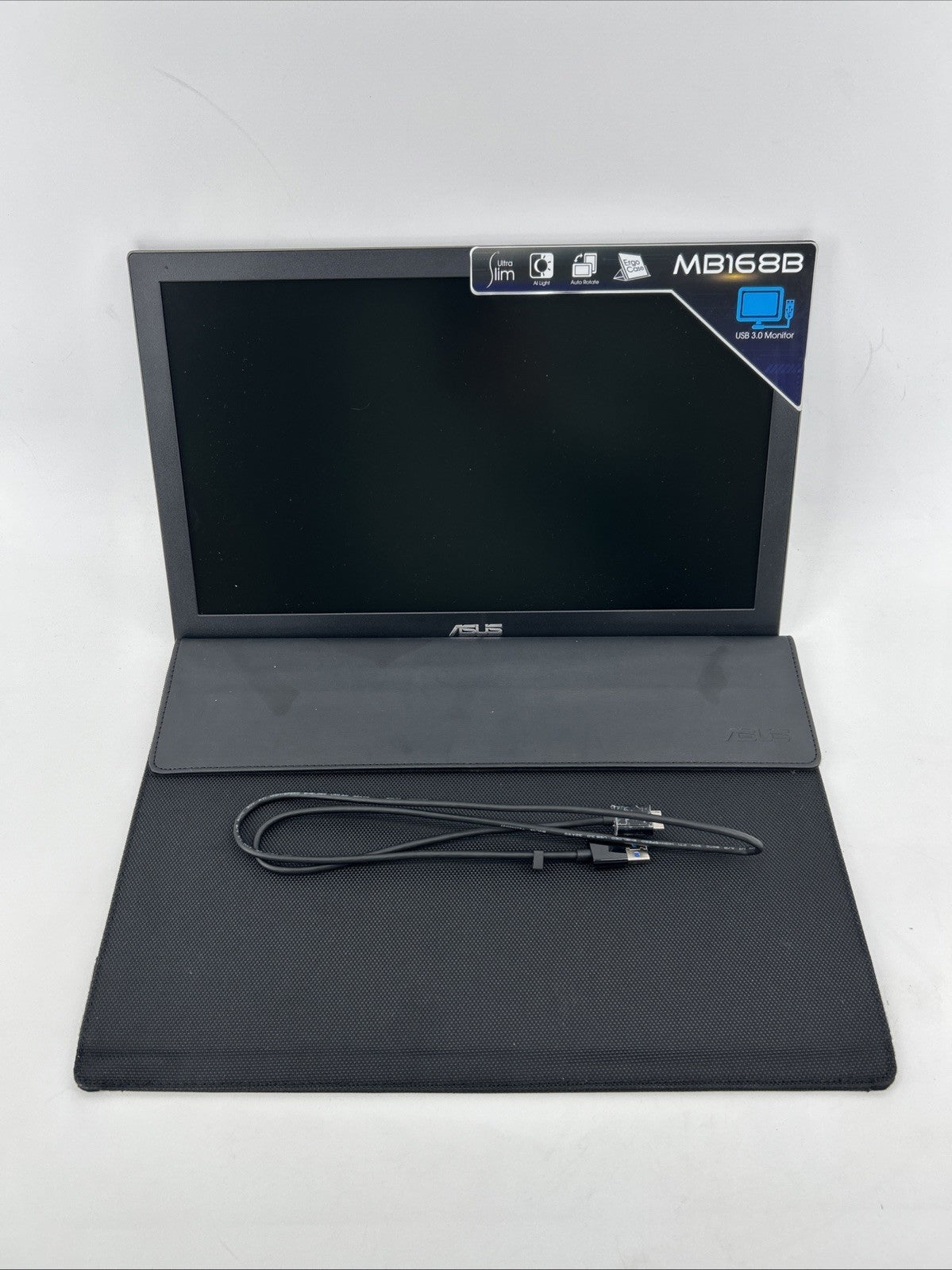 Asus MB168B 15.6 USB Portable Monitor - WXGA 1366x768 Display Quality