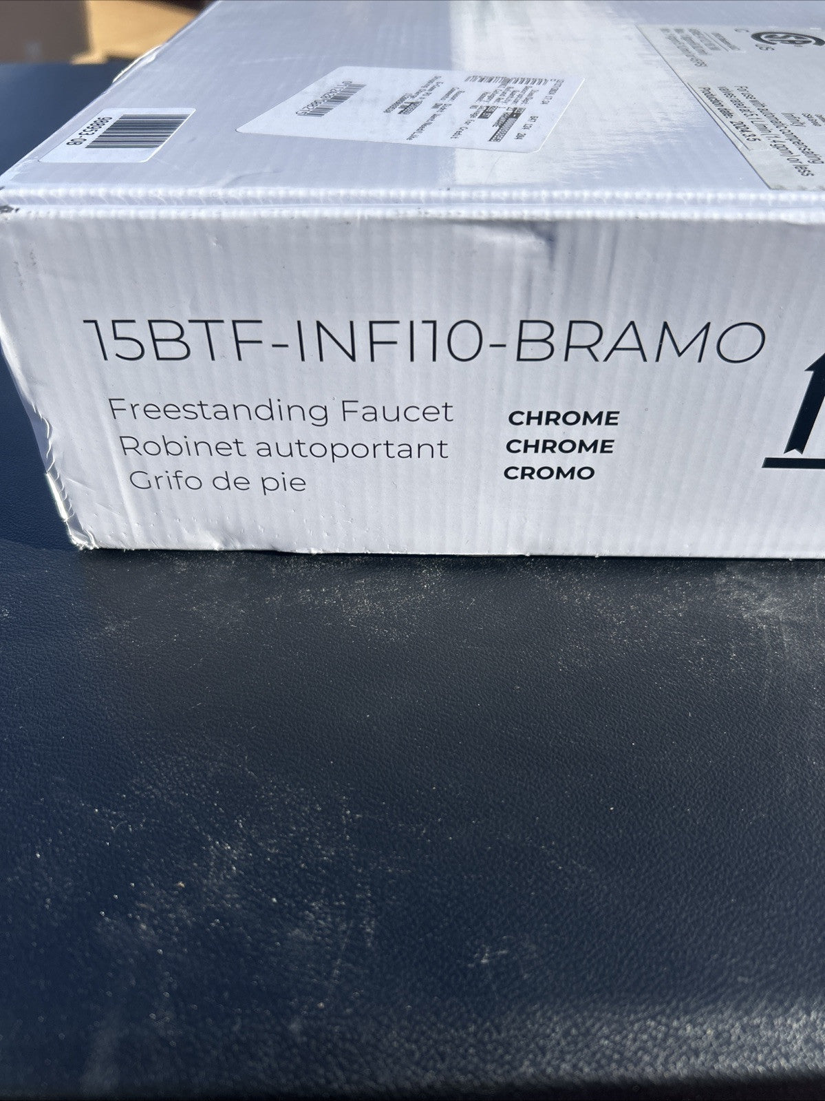 Ove Infinity Freestanding Bath Tub Faucet Chrome 15BTF-INFI10-BRAMO Open Box