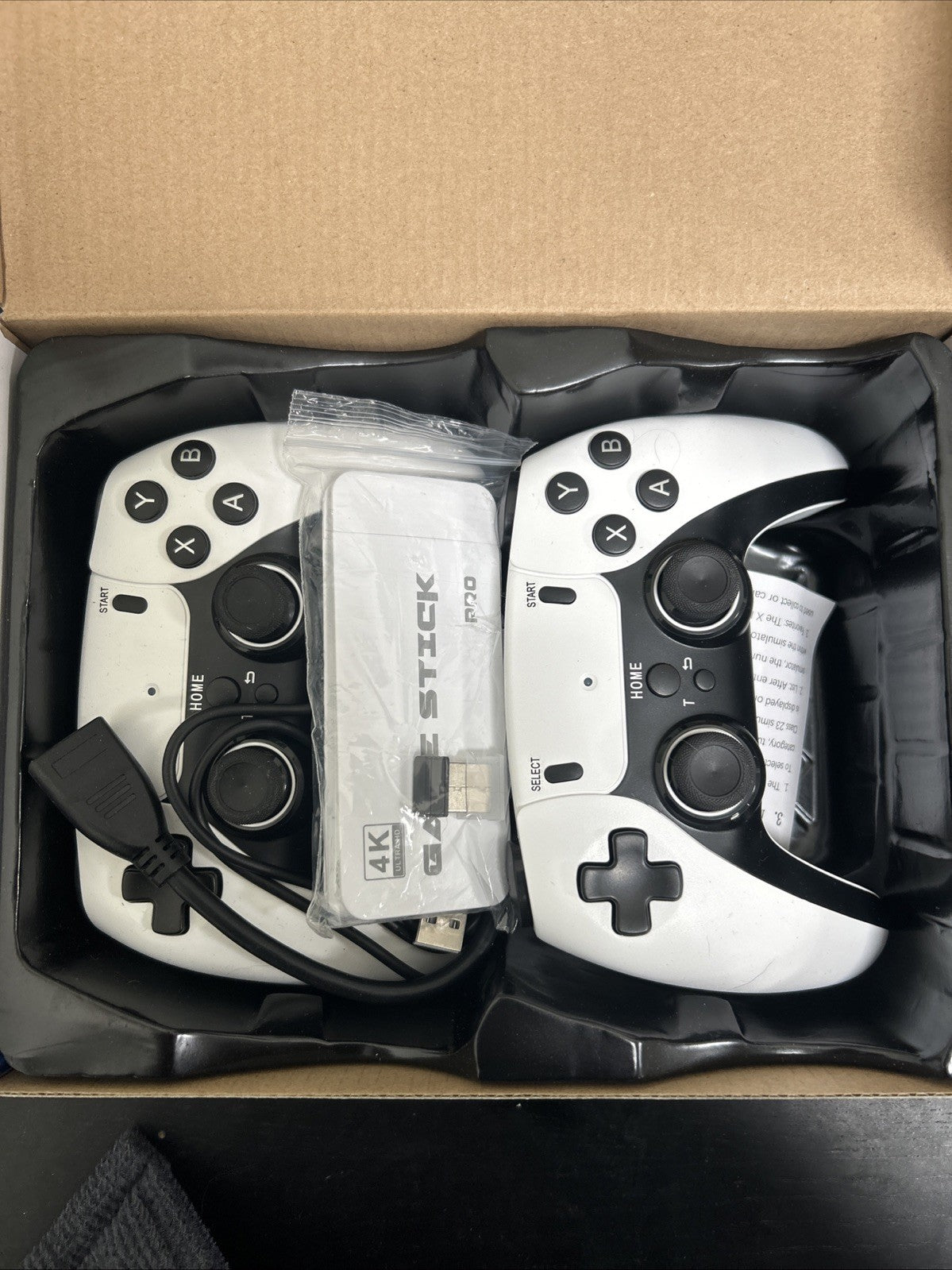 4K HDMI TV 40000+ Video Game Stick Retro Gaming Console w/ 2 Wireless Controller