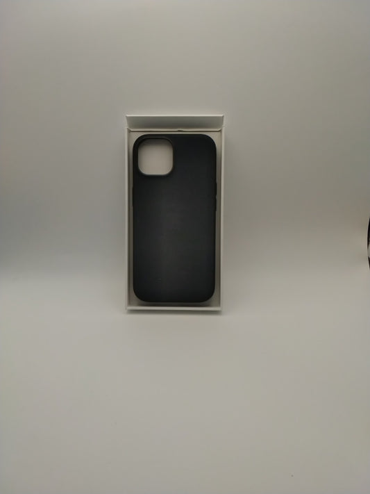 Apple FineWoven Case with MagSafe for iPhone 15 - Black