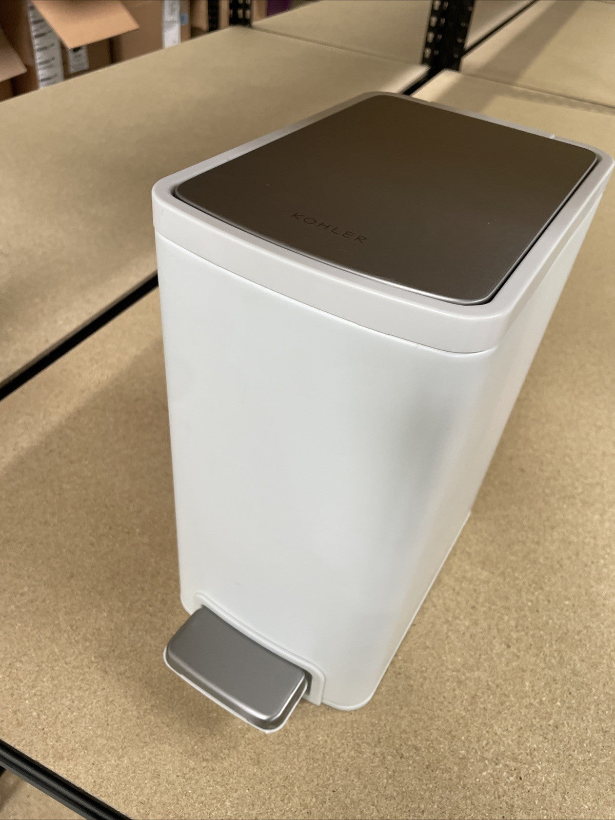 Kohler 6 L Stainless Trash Can - White (K-20940-ST)