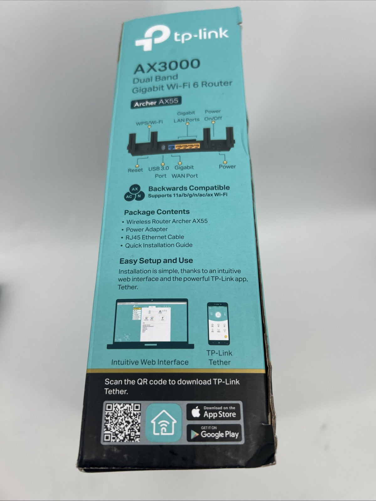 TP-Link AX3000 Dual-Band Gigabit Wi-Fi 6 Router - Home Shield Archer AX55