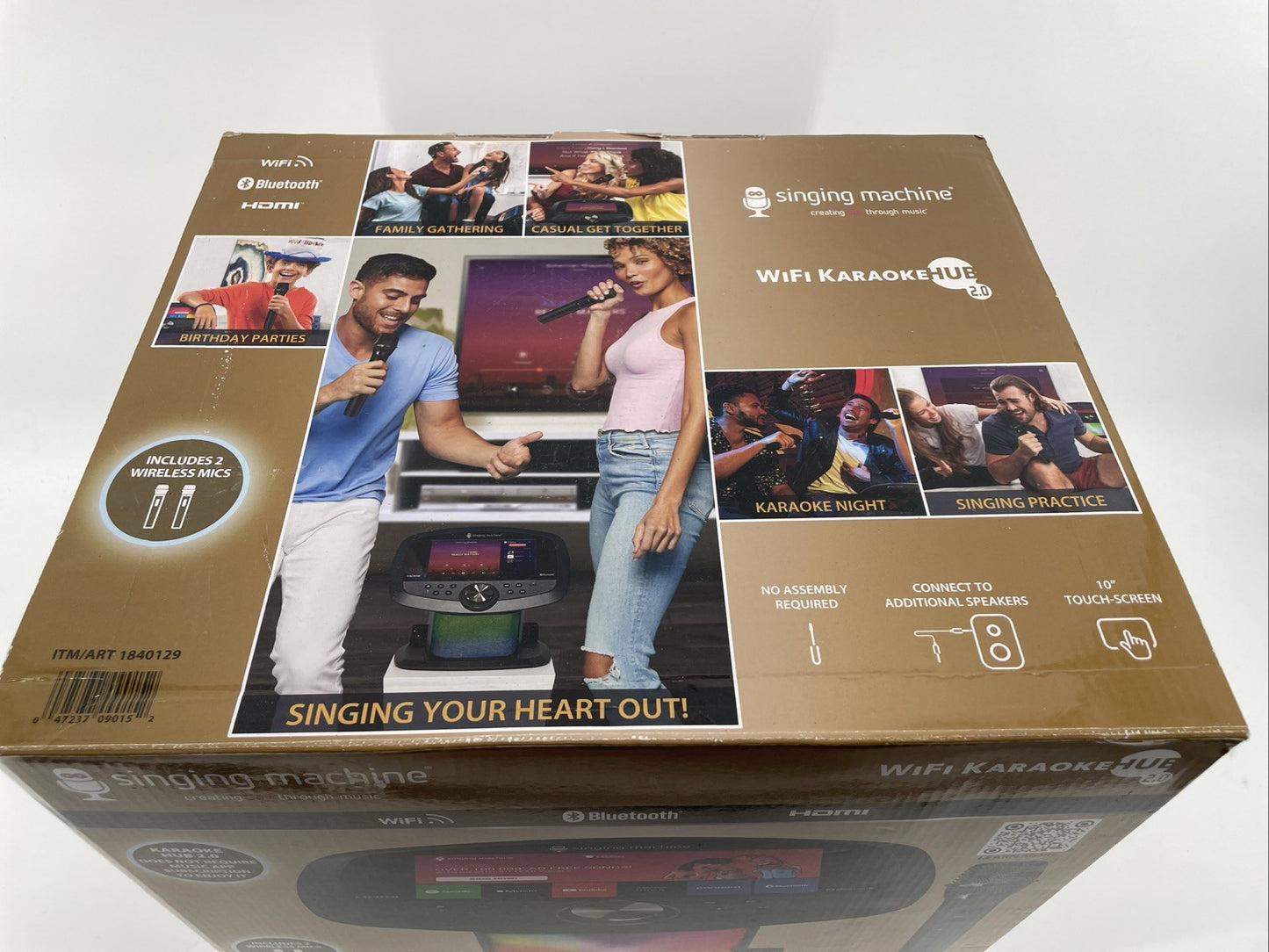 Singing Machine Premium WiFi Karaoke System iSM9 10.1" Touchscreen In Box