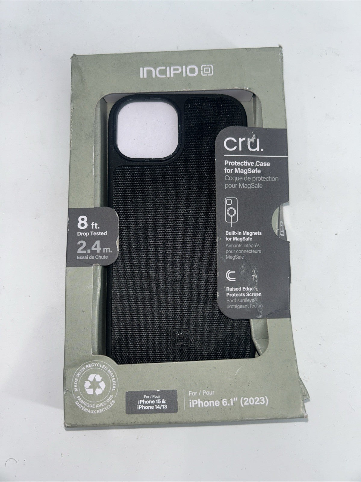 Incipio cru. Apple iPhone 15/iPhone 14/iPhone 13 Protective Case with MagSafe - 