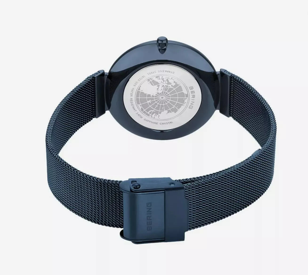 Bering - Classic Dark Blue Stainless Women's Quartz Watch - 18132-399