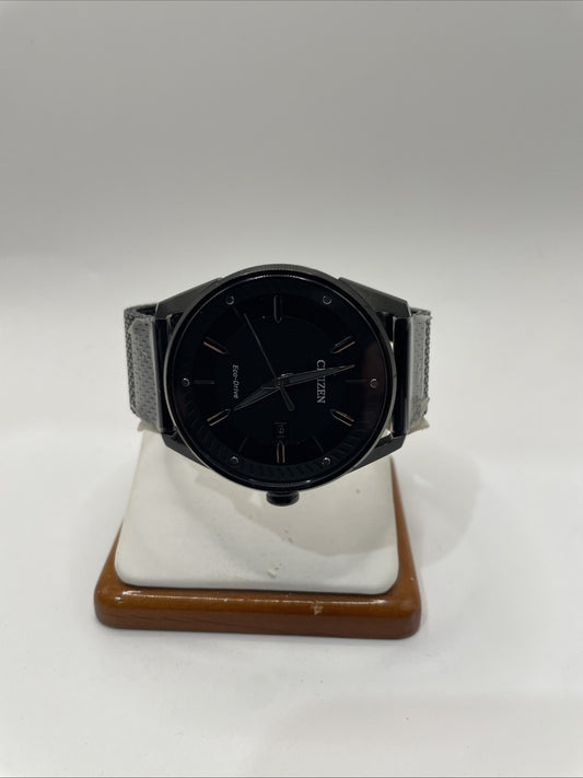 Citizen Men's Watch BM6988-57E Eco-Drive Black Dial Solar Mesh Stainless Steel