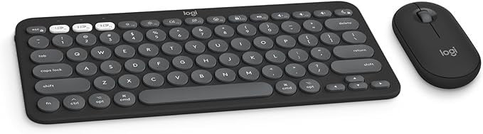 Logitech Pebble 2 Combo for Mac, Wireless Keyboard and Mouse, Slim, Quiet and Po