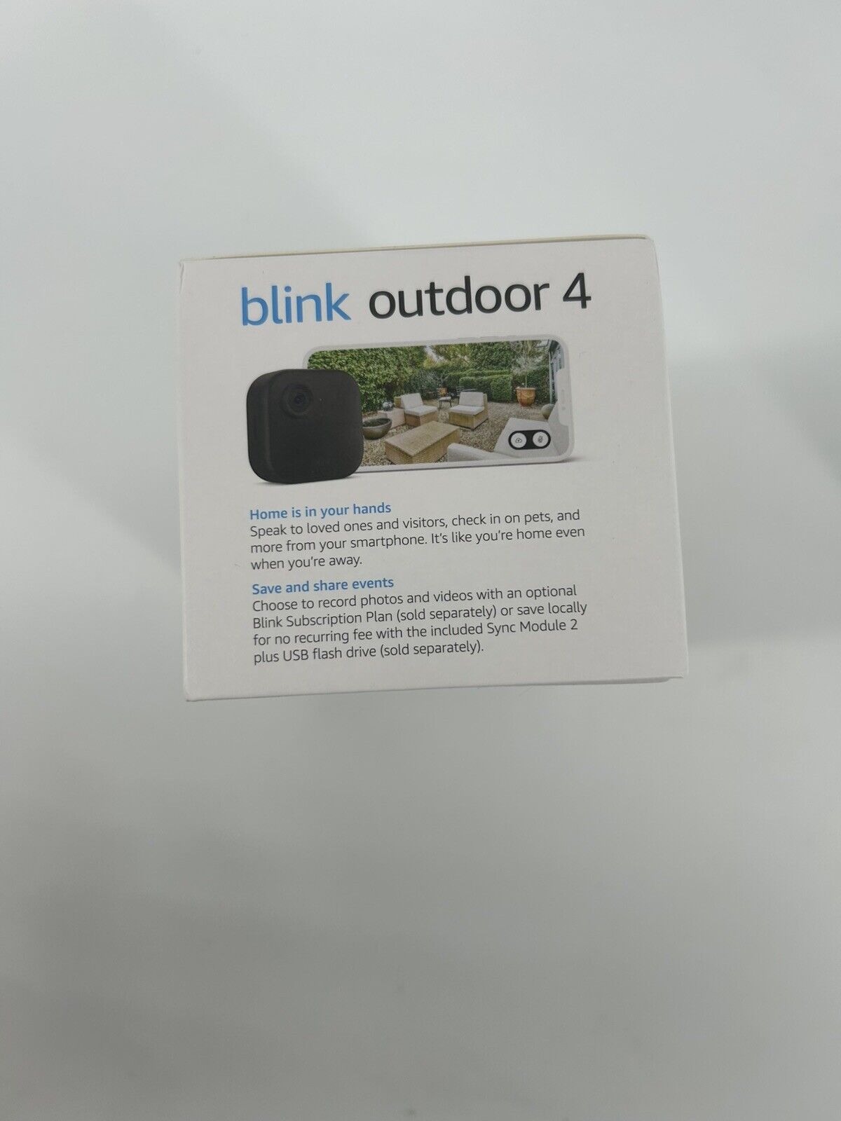 Blink Outdoor 4 (4th Gen) Wire-free Smart Security Camera - Black (B0B1N5HW22)
