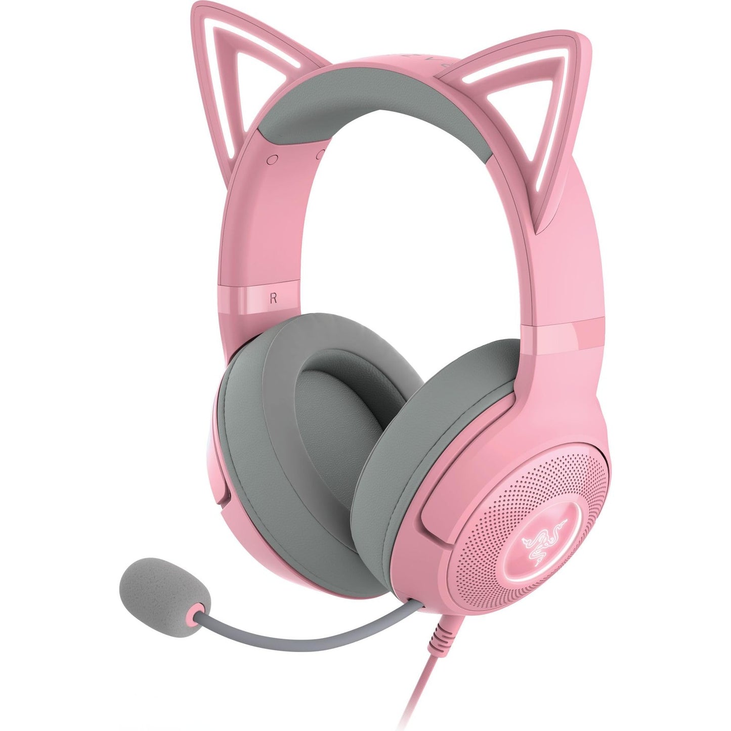 Razer Kraken Kitty V2 USB Wired Headset: Chroma RGB Kitty Ears