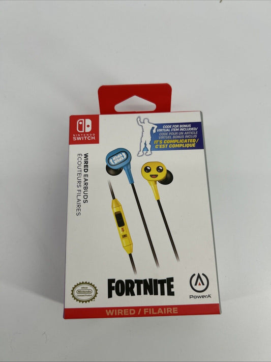 PowerA Wired Earbuds for Nintendo Switch (Peely)