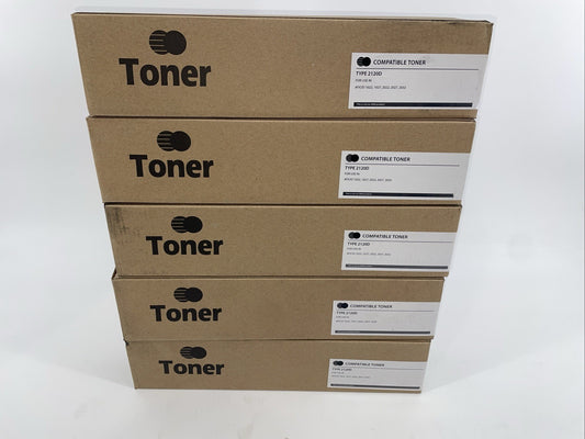 BULK  5 Pack Compatible Toner Type 2120D For Aficio 1022 1027 2022 2027 2032