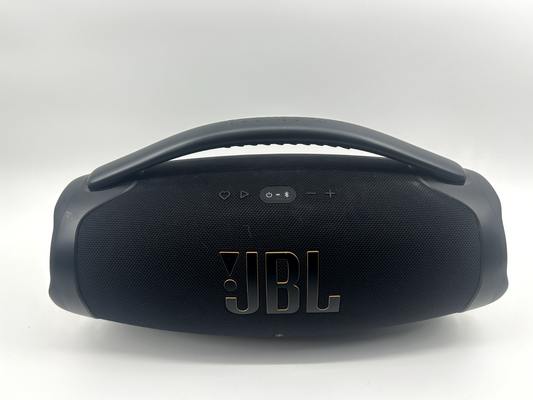 JBL Boombox 3 Portable Bluetooth Speaker - Black - Rechargeable - Used - 4