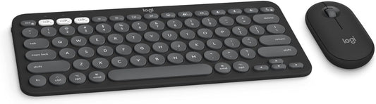 Logitech Pebble 2 Combo for Mac, Wireless Keyboard and Mouse, Slim, Quiet
