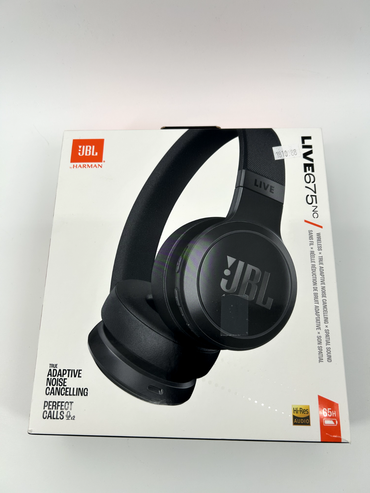JBL Live 675NC  Wireless On-Ear Headphones Adaptive Noise Cancelling by Harman