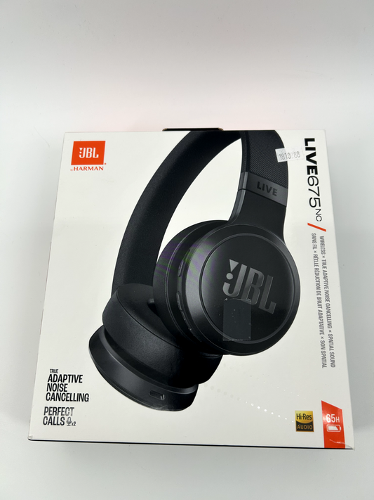 JBL Live 675NC  Wireless On-Ear Headphones Adaptive Noise Cancelling by Harman