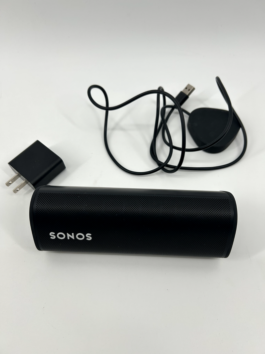 Sonos Roam + Wireless Charger Set Portable Smart Speaker Bluetooth Or Wifi
