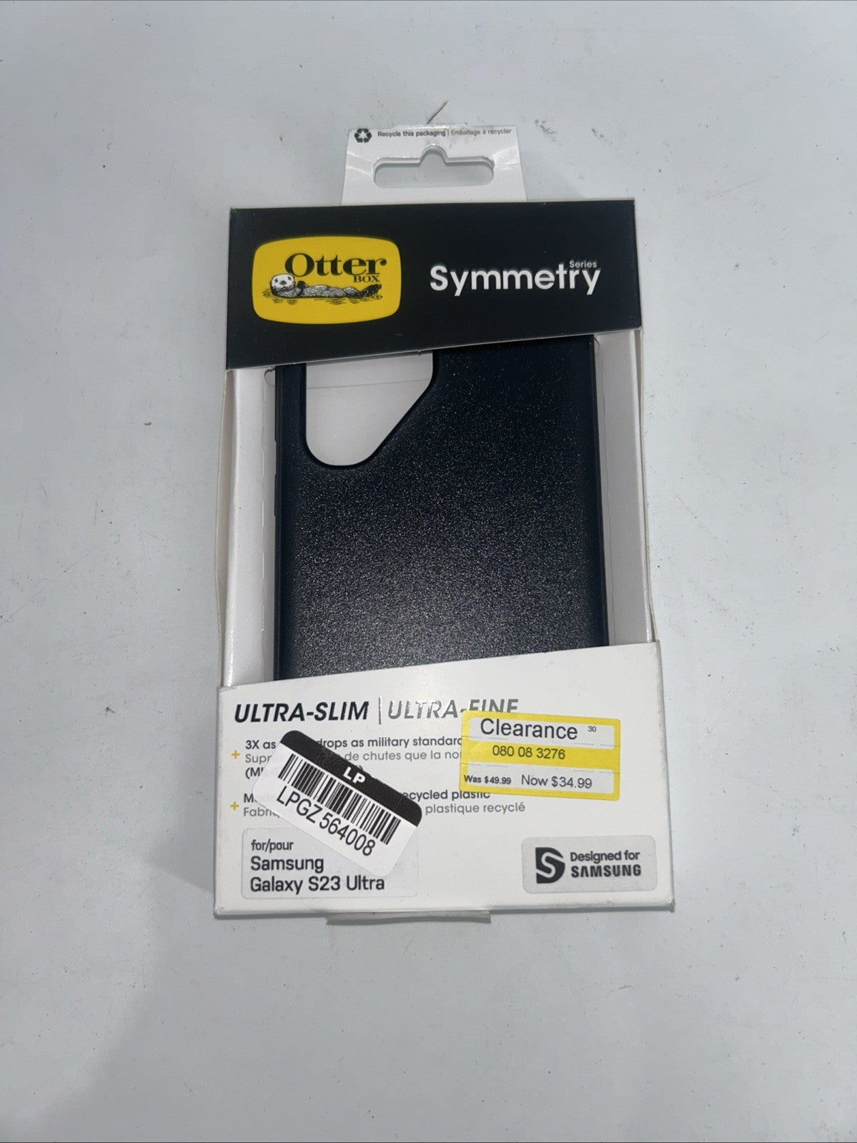 OtterBox Samsung Galaxy S23 Symmetry Series Case - Black