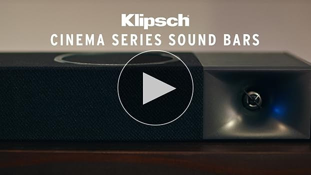 Klipsch Cinema 400 Sound Bar + 8Inch Wireless Subwoofer with HDMIARC,Black
