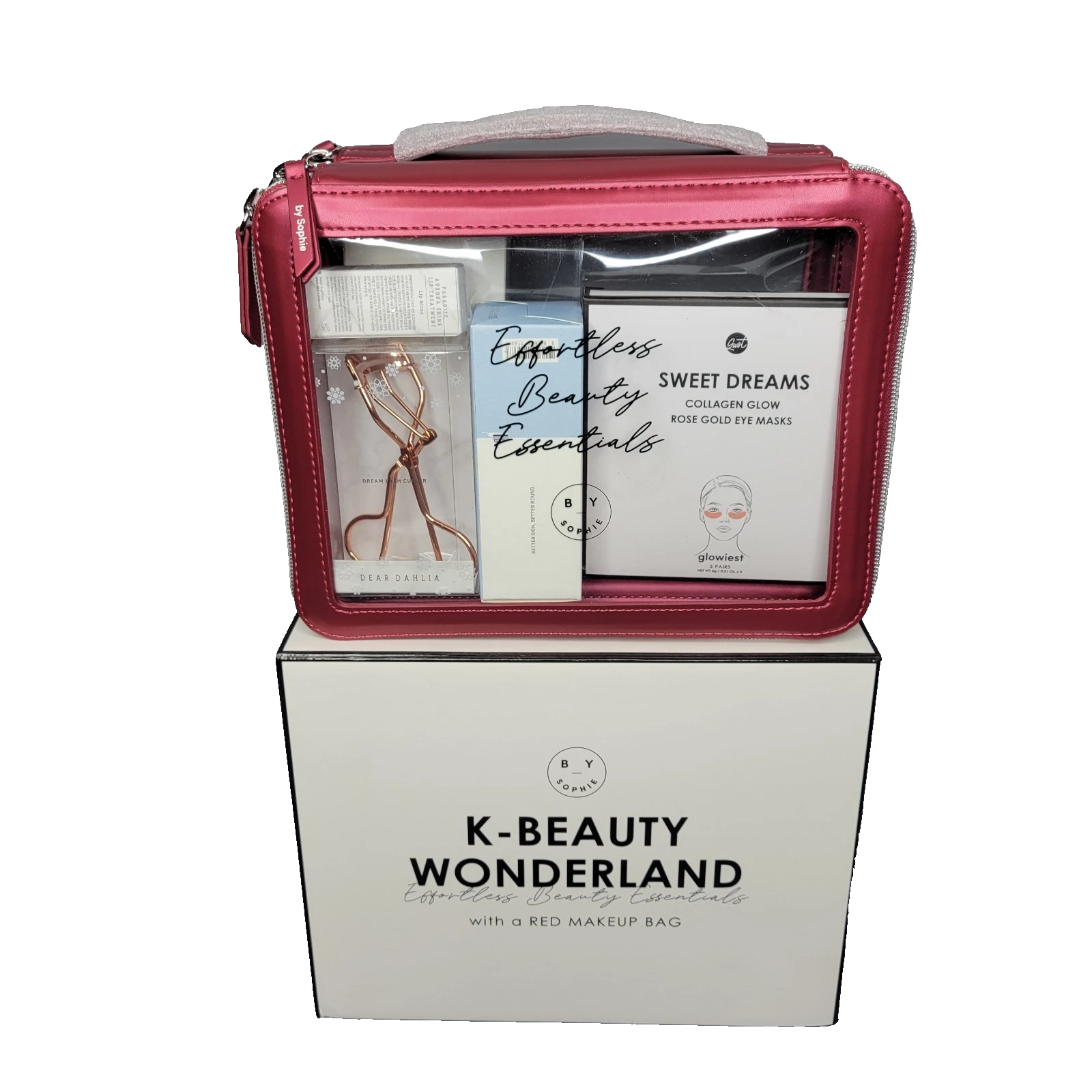 by Sophie K-Beauty Set and MakeUp Bag featuring Dear Dahlia, glowiest, Round Lab