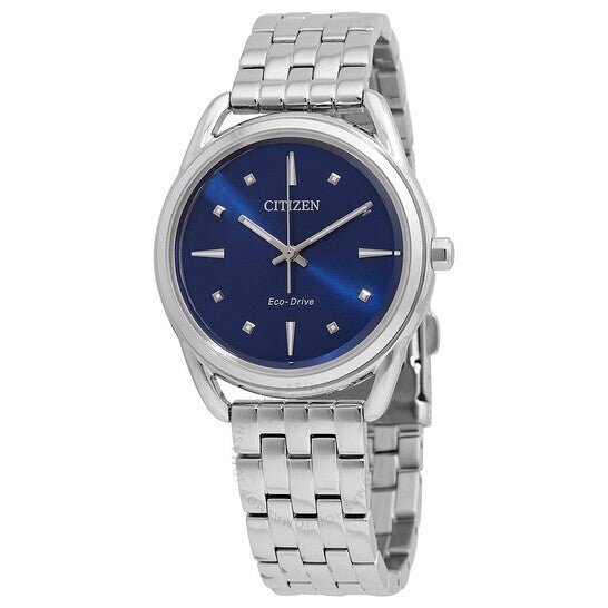 Citizen Eco-Drv Women's Blue Dial DRIVE LTR Stainless Steel Watch FE7090-55L