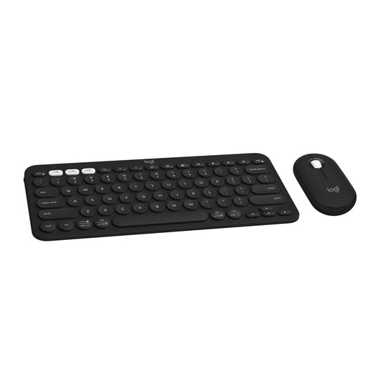 Logitech Pebble 2 Combo Wireless Keyboard and Mouse - Graphite 
