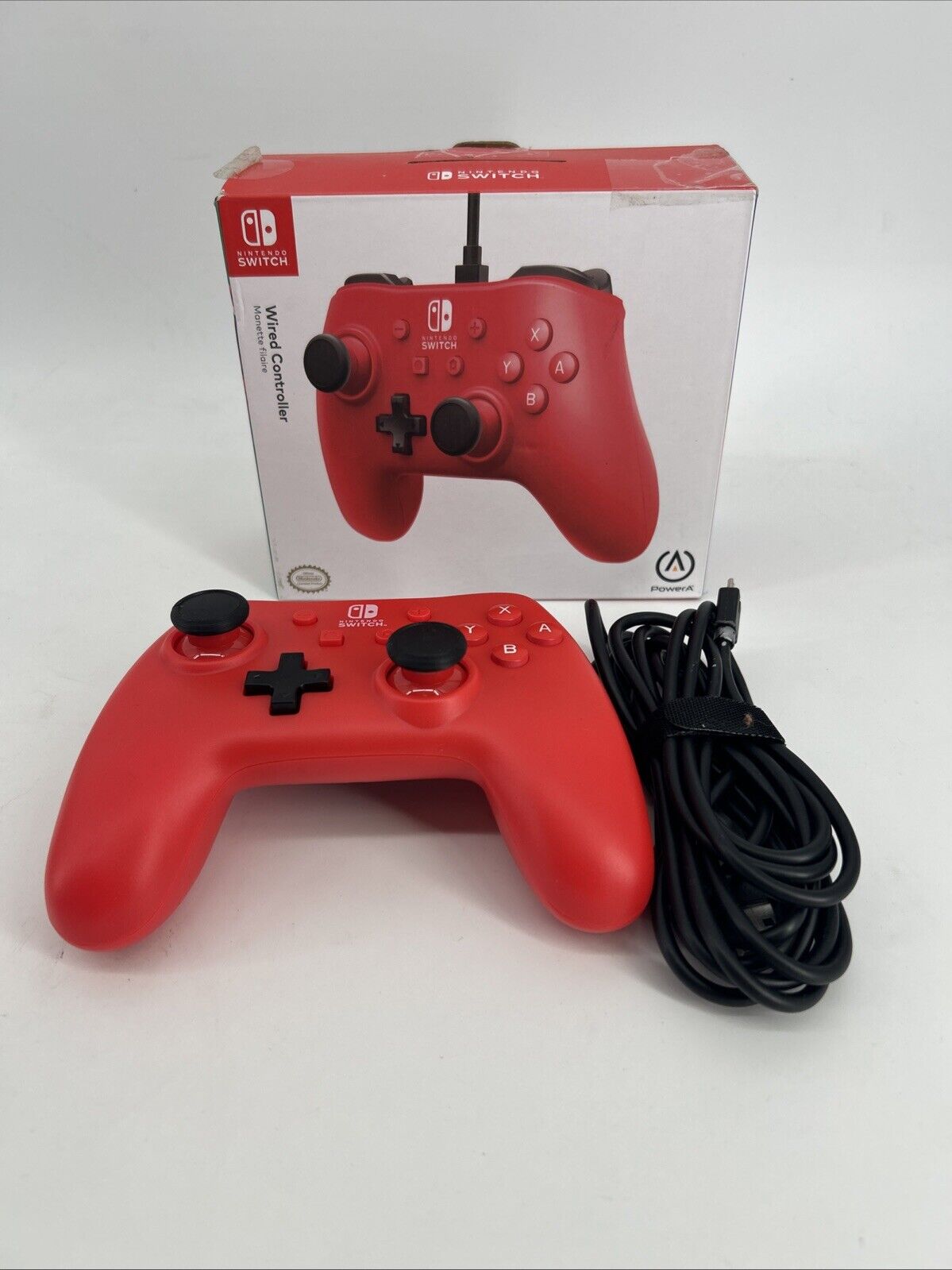 PowerA Wired Controller for Nintendo Switch - Raspberry Red, G (Nintendo Switch)