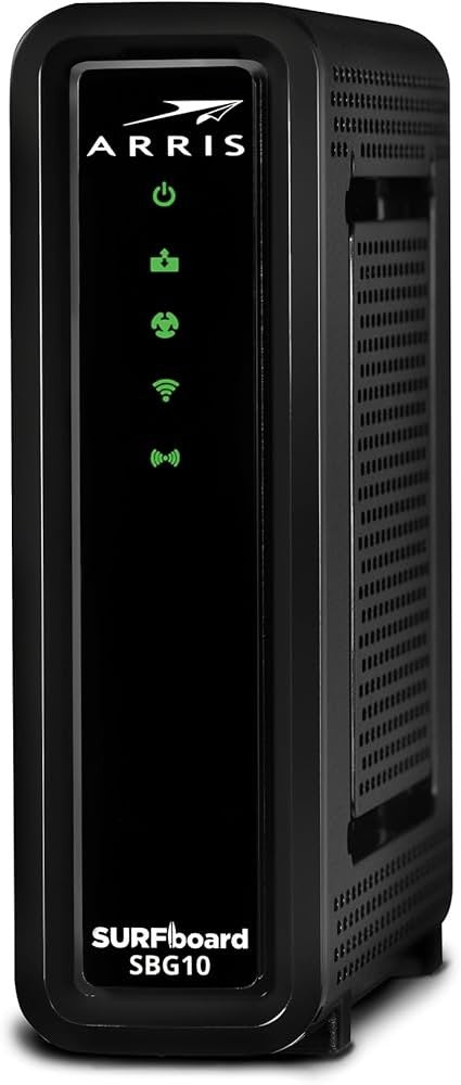 ARRIS (SBG10) - Cable Modem Router Combo - Fast DOCSIS 3.0 16 x 4 Gigabit & AC16