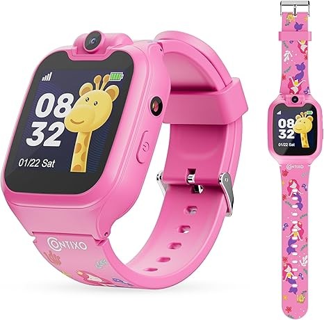 Contixo Kids Smart Watch, Camera, HD Touch Screen, 14 Educational Games, Music