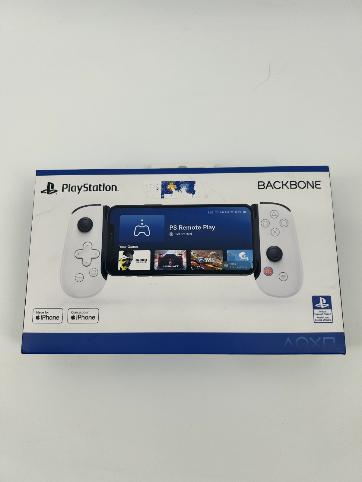 Playstation BackBone iPhone - WHITE - Portable Playstation Adapter