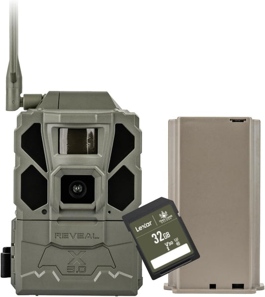 TACTACAM Reveal X Gen 3.0 Cellular Trail Camera - Multi Carrier, Photos & Video
