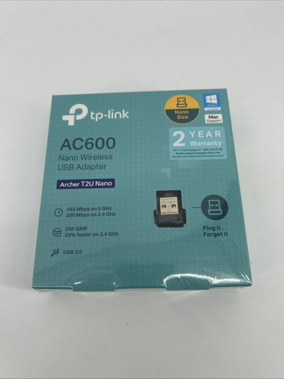 TP-LINK Archer T2U Nano AC600 Wireless USB Adapter