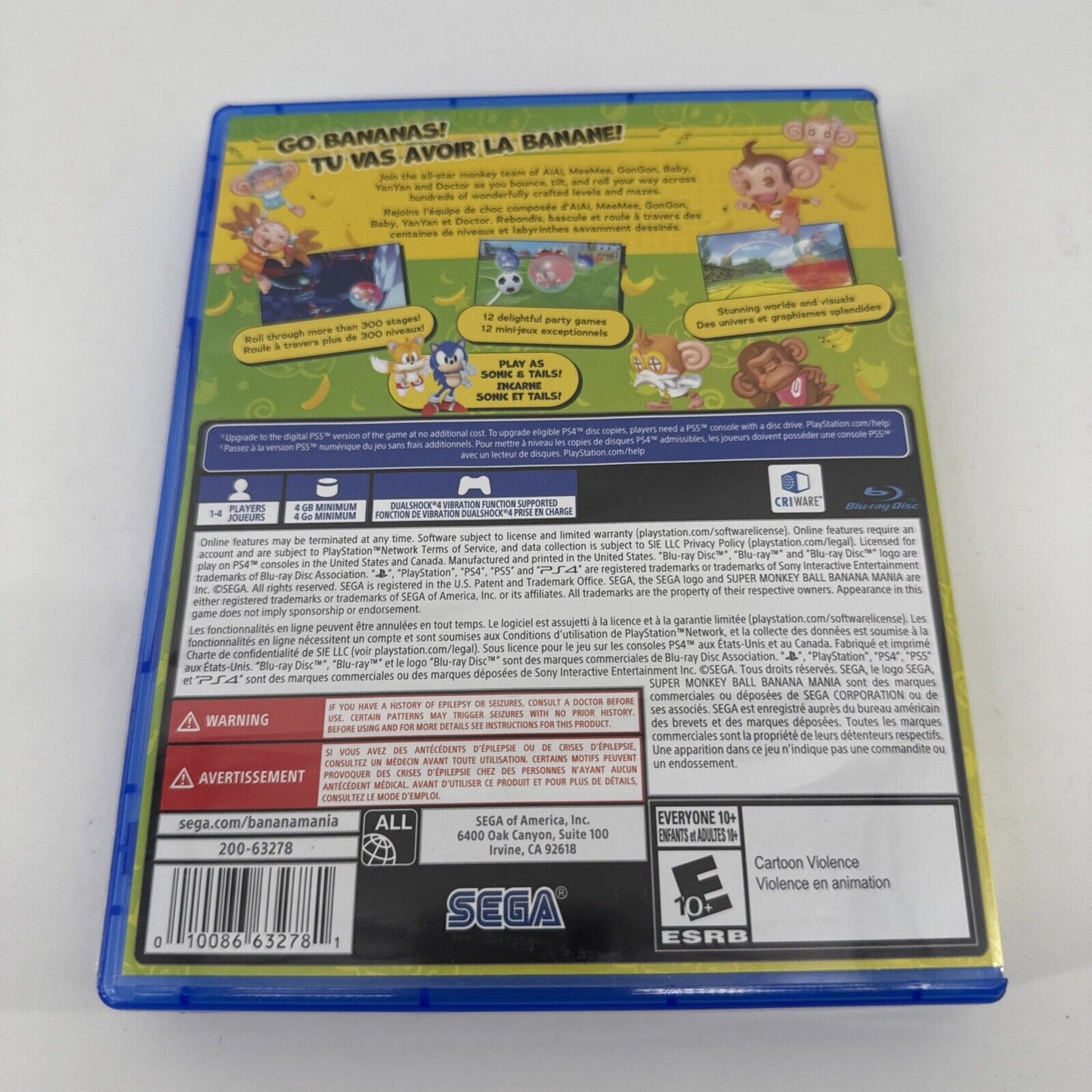 Super Monkey Ball Banana Mania Standard Edition - Sony PlayStation 4