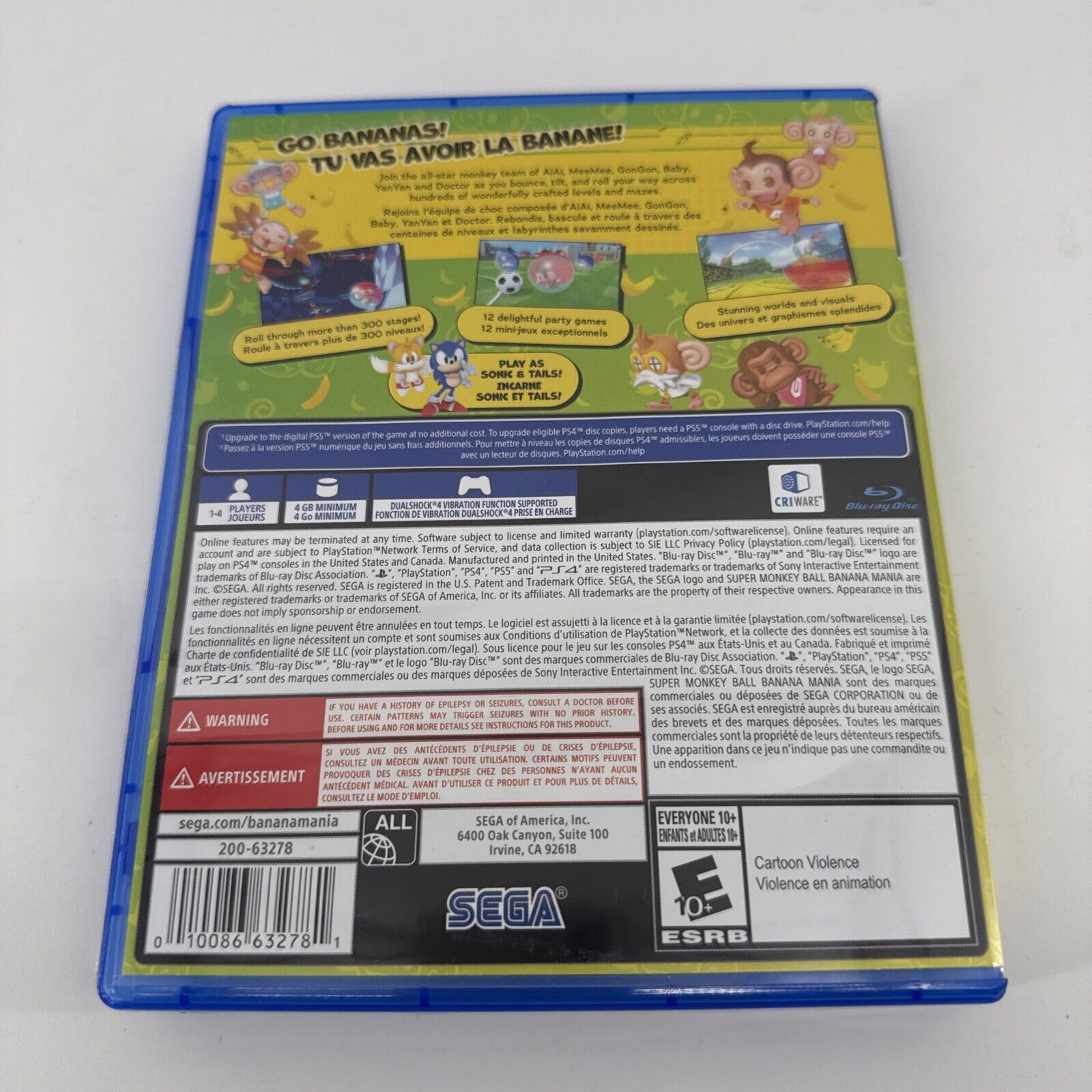 Super Monkey Ball Banana Mania Standard Edition - Sony PlayStation 4