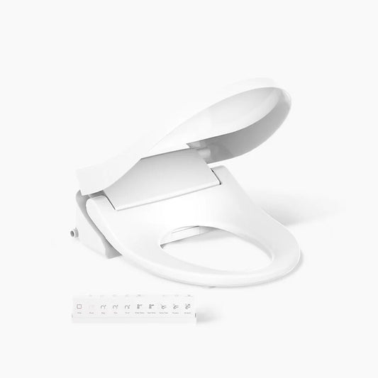 Kohler Purewash E815 Electric Bidet Seat for Round Toilet in White 28118-0