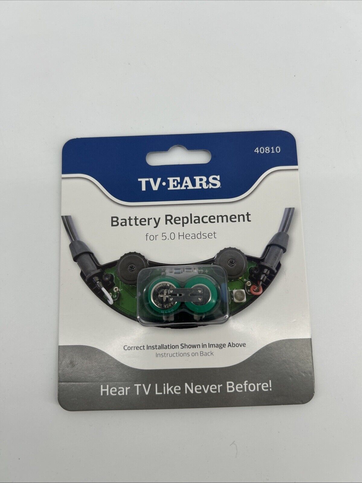 Original Replacement Rechargeable NiMH Batteries for TV Ears 5.0 DIGITAL Headset