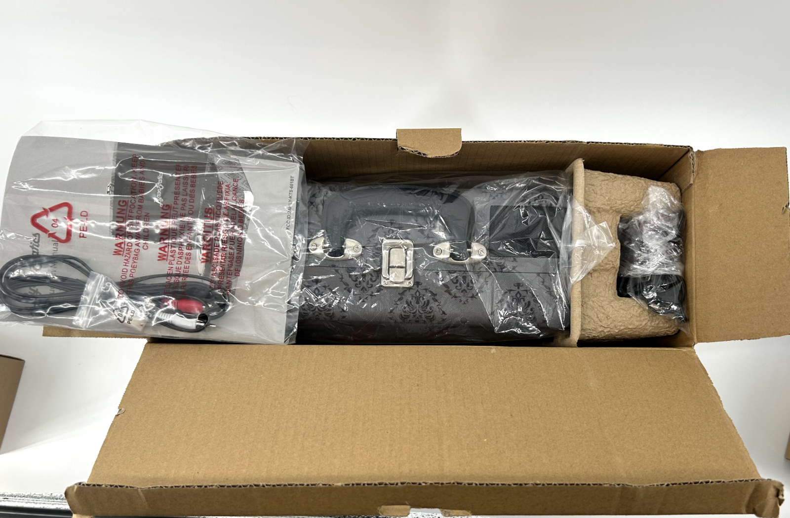 Byron statics record player Classic Turntable Model KTS-601BT