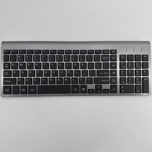 Wireless Keyboard And Mouse Ultra Slim Combo, Topmate 2.4G USB