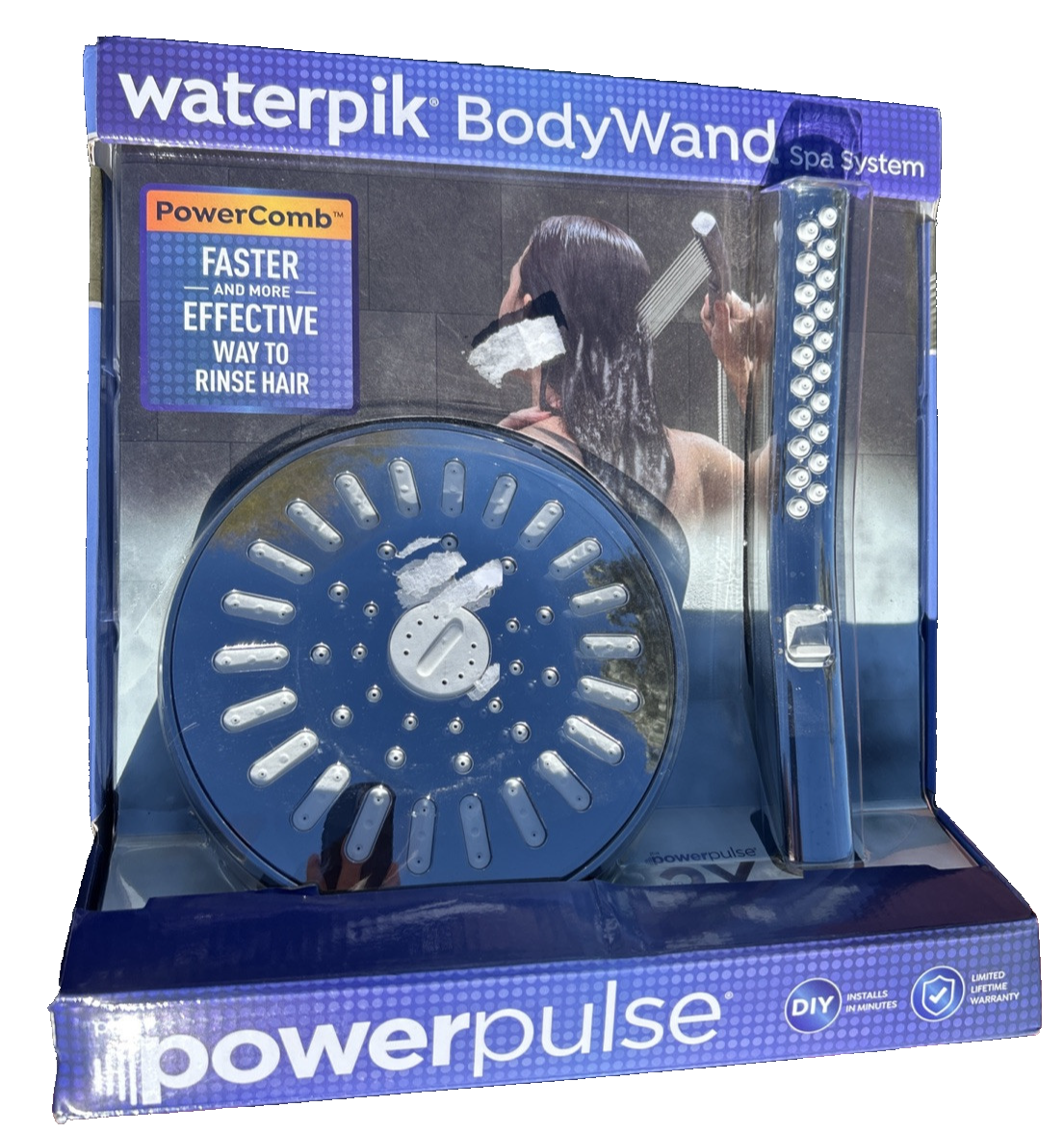 Waterpik Body Wand Spa System with Power Comb Plus Power Pulse Force